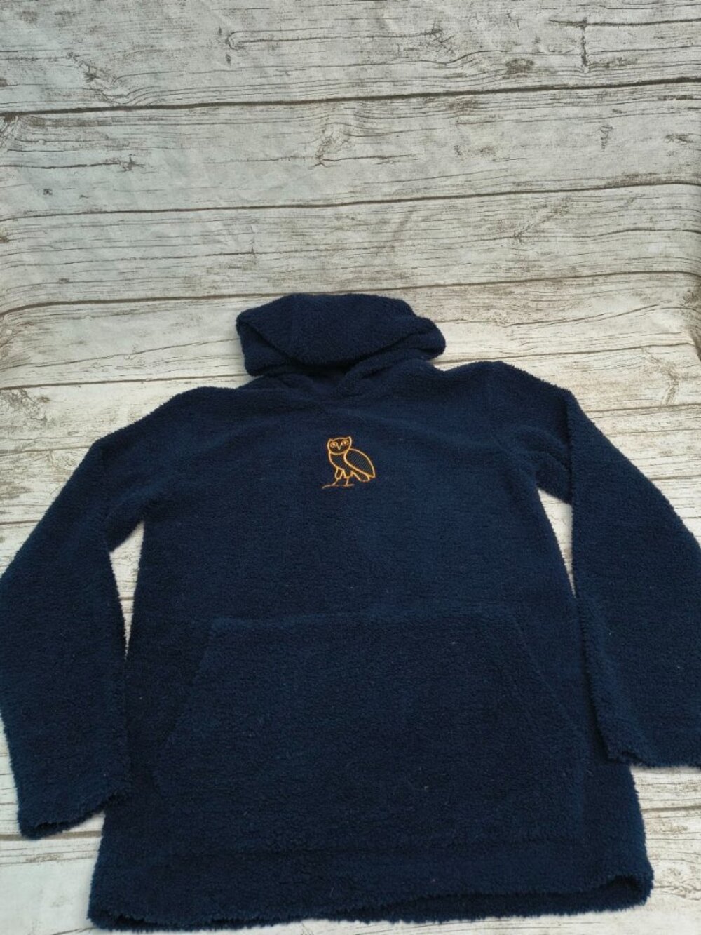 OVO October's Very Own Navy Sherpa Fleece Hoodie XXL Made in Canada